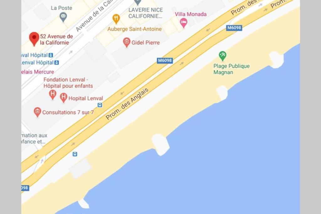 Studio Climatise, 50 M De La Prom, Wifi Nice Ngoại thất bức ảnh